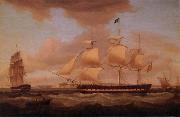 Thomas Whitcombe H.C.S Duchess of Atholl on her amaiden voyage oil on canvas